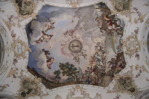 Freska, Barokas, Bažnyčia, Pastatas, Krikščionybė, Architektūra, Bavarija, Religija