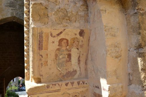Freska, Siena, Bažnyčia, Malda, Viduramžių, Ornamentas, Lankas, France