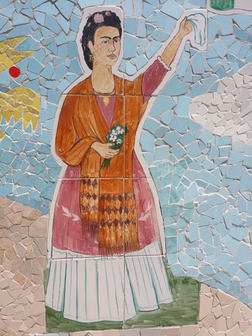 Frida Kahlo, Kuba, José Fuster, Mozaika, Menas, Gatvės Menas