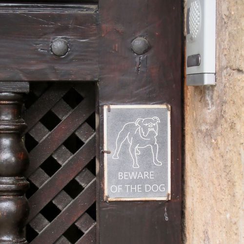 Priekinės Durys, Išsamiai, Saugotis, Saugokis Šuns, Įspėjimas, Atkreipkite Dėmesį, Įėjimas