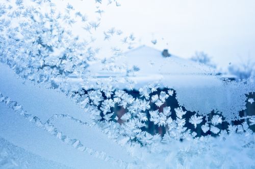 Žiema,  Šaltis,  Lango & Nbsp,  Modelius,  Sniegas,  Ledas,  Gruodžio Mėn .,  Langų Užšalimo Modeliai