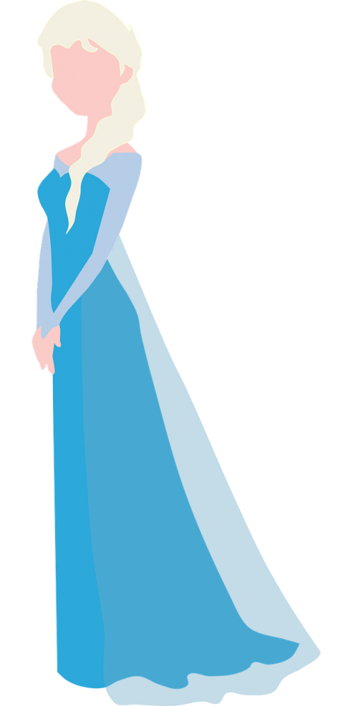 Sušaldyta, Elsa, Šaltas, Disney, Princesė, Voltas Disnėjus, Žiema, Nemokama Vektorinė Grafika