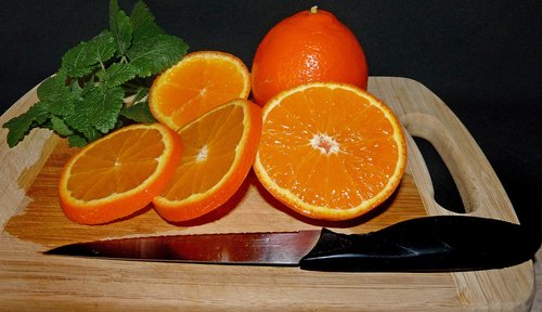 Vaisių,  Griežinėliais,  Sveiki,  Oranžinė,  Tangerine,  Citrusinių,  Vitaminai
