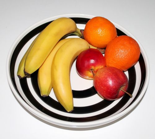 Vaisiai, Vaisių Dubuo, Maistas, Apelsinai, Sveikata, Bananai, Obuoliai
