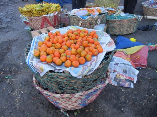 Vaisiai, Naranjas, Oranžinė, Citrusiniai, Turgus, Maistas, Gvatemala