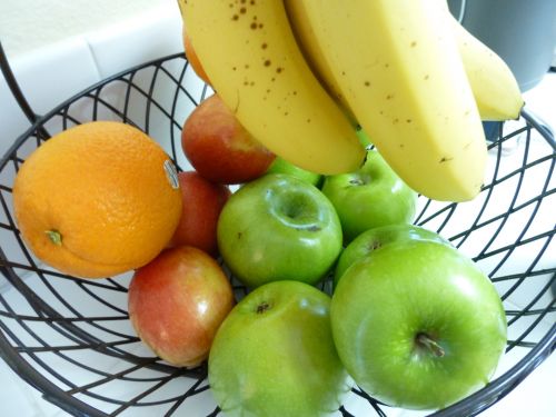 Vaisiai,  Bananai,  Obuoliai,  Apelsinai,  Viela,  Krepšelis,  Vaisių Krepšys