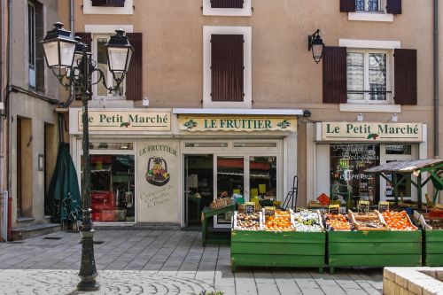 Vaisių Parduotuvė, Vaisiai, Vaisiai, Muzika, Verslas, Vaison La Romaine, Provence, France
