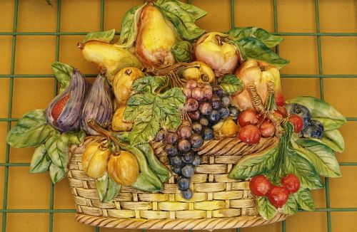 Vaisiai, Vaisiai, Vitaminai, Viduržemio Jūros, Vaisių Krepšys, Maistas, Natiurmortas, Apdaila