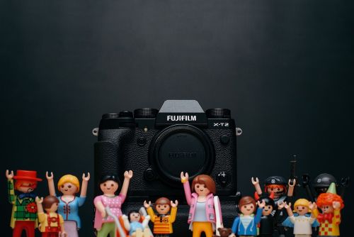 Fujifilm, Juoda, Fotoaparatas, Fotografija, Žaislas