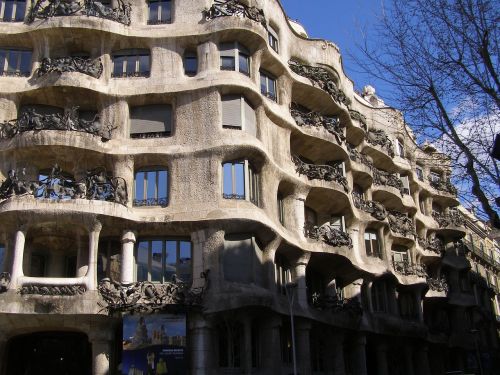 Linksma, Barcelona, Namai, Fasadas, Architektūra