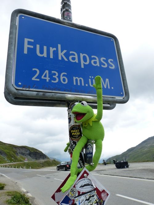 Furka Pass, Praeiti, Kermit, Varlė, Šveicarija