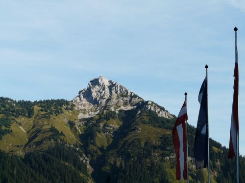 Gaichtspitze, Kalnas, Austria, Tyrol, Tannheim Kalnas, Wetterstein Kalkakmenis, Allgäu Alpės, Alpių