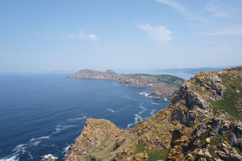 Galicia, Cíes Salos, Atlanto Vandenynas, Kraštovaizdis, Jūra, Gamta, Uolos, Kalnai