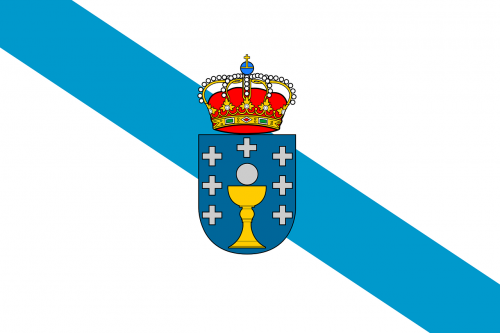 Galicia, Karalystė, Vėliava, Herbas, Europa, Nemokama Vektorinė Grafika
