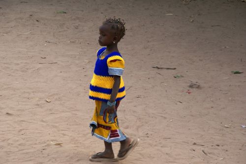 Gambia, Mergaitė, Vaikas, Spalvinga, Kreolė, Afrika