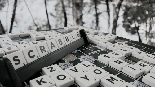 Žaidimas, Scrabble, Žodis Laisvas Laikas, Linksma