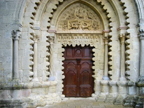Ganagobie Abbey, Portalas, Įėjimas, Benediktinas, Vienuolynas, Alpes De Haute-Provence, France