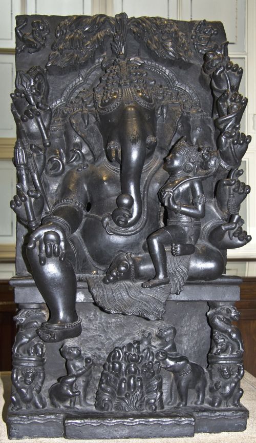 Ganesha, Dievas, Dramblys, Asian, Hindu, Religija, Indija