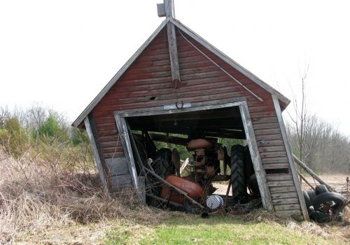 Garažas, Ūkis, Traktorius, Moneymore, Ontarijas, Kanada