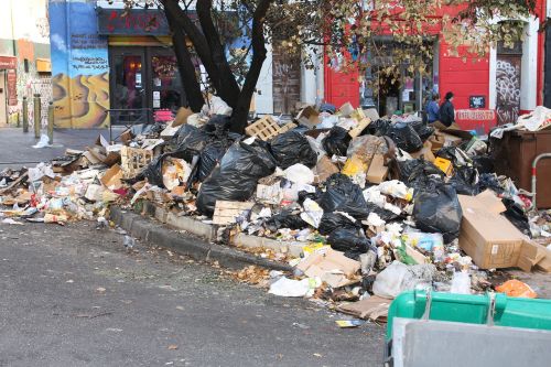 Šiukšlių Dėžė, Atliekos, Šiukšlių, Atliekų Plys, Marseille, France, Streikuoti, Atliekų Šalinimas