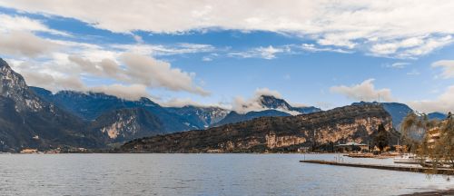 Garda, Vaizdas, Ežeras, Italy, Kalnai, Monte Brione, Kraštovaizdis