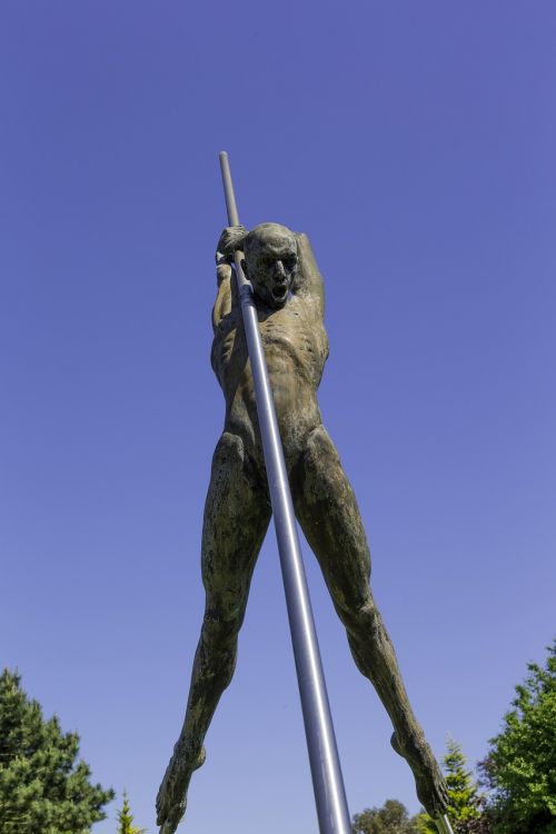 Sodo Skulptūra, Didysis Lankas, Skulptorius Nicholas Lavarenne, Mėlynas Dangus