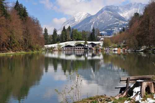 Garmisch, Riessersee, Pavasaris