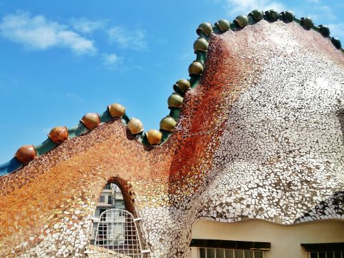 Gaudi, Casa Batlló, Stogas
