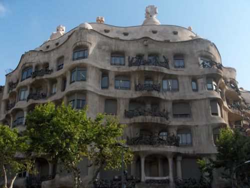 Gaudí, Barcelona, Architektūra, Miestas, Ispanija, Katalonija