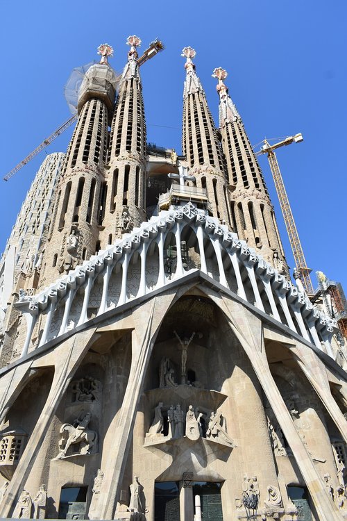 Gaudi,  Sagrada Familia,  Barselona,  Ispanija,  Europa,  Kelionė,  Menas,  Architektūra,  Bažnyčia,  Katedra,  Religija,  Statyba