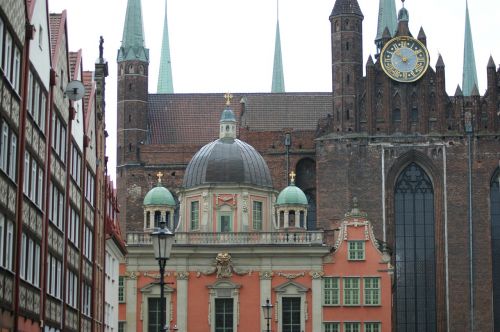 Gdanskas, Lenkija, Pastatai, Architektūra, Pastatas, Orientyras, Miestas, Istorinis, Architektūros Dizainas, Struktūra, Turizmas, Dizainas