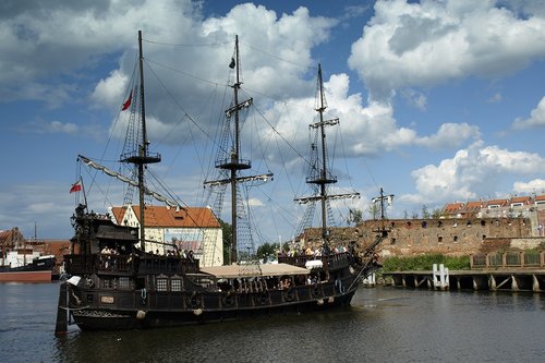 Gdańsk,  Laivas,  Laivas,  Prieglauda,  Jūra,  Turizmas