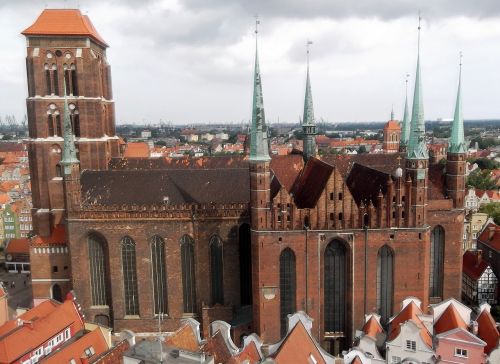 Gdanskas, Gdanskas, Lenkija, Šv. Marijos Bažnyčia, Senamiestis, Bažnyčia