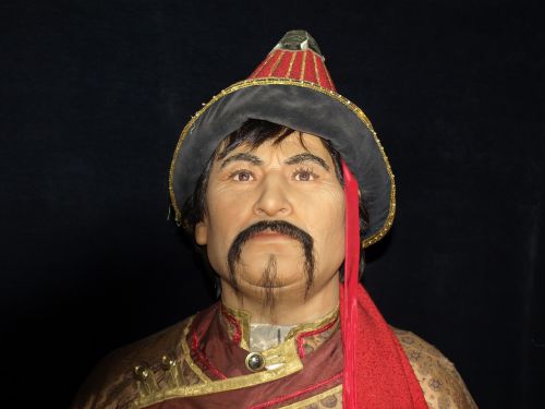 Čengis Khanas, Portretas, Vaško Figūros, Temujinas, Mongolija, Mongolijos Imperija