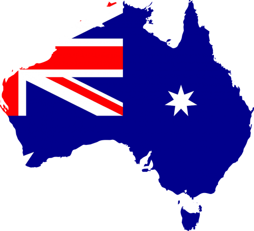 Geografija, Australia, Žemėlapis, Šalis, Žemė, Žemynas, Nemokama Vektorinė Grafika