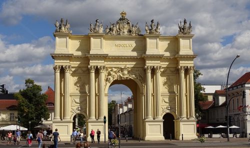 Vokietija, Potsdamas, Turistų Atrakcijos, Lankytinos Vietos, Istoriškai, Pastatas, Architektūra, Brandenburgo Vartai