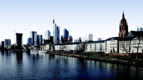 Vokietija, Frankfurt Am Main, Frankfurtas, Miesto Panorama, Architektūra, Pagrindinis, Miestas, Pastatas, Upė, Miestas, Miesto, Panorama, Centro, Centrinis, Dangoraižis