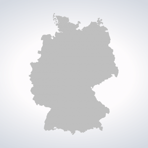 Vokietijos Žemėlapis, Vokietija, Žemėlapis, Kontūras, Sienos, Kontūrai, Nemokama Vektorinė Grafika