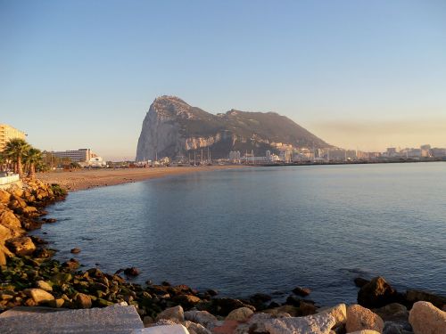 Gibraltaras, Ispanija, Rokas, Algeciras, Jūra, Krantas