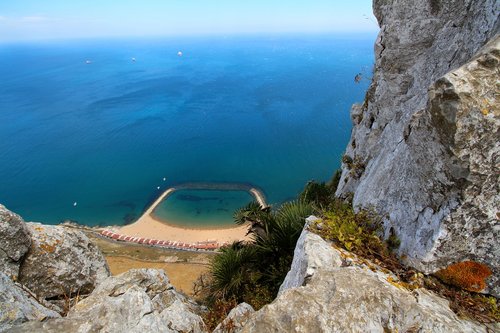 Gibraltaras,  Jūra,  Rokas,  Viduržemio Jūros,  Pobūdį,  Pakrantė