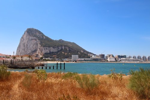 Gibraltaras,  Kalnų,  Rokas,  Britų,  Kraštovaizdis,  Ankštas