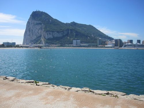 Gibraltaras, Rokas, Ispanija, Turizmas, Viduržemio Jūros, Miestas, Sala, Jūra, Vanduo, Kalnas, Miestas, Pajūryje, Vasara, Atostogos