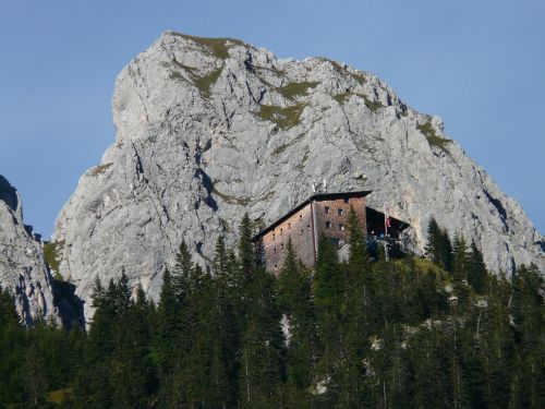 Gimpelhaus, Kalnų Namelis, Namelis, Kalnas, Nesselwängle, Allgäu Alpės, Alpių, Tannheim, Kraštovaizdis, Idilija