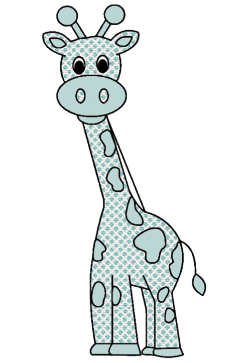 Žirafa, Tekstūra, Spalvos