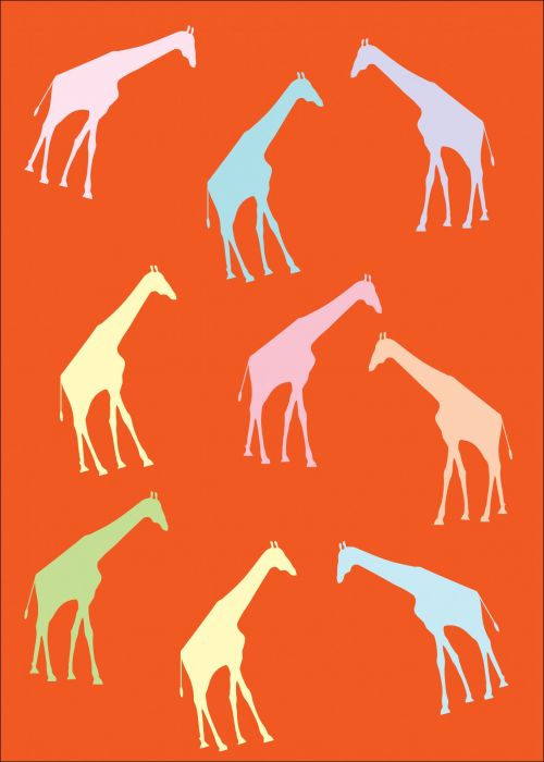 Žirafa,  Žirafos,  Gyvūnas,  Spalvinga,  Modelis,  Menas,  Fonas,  Tapetai,  Dizainas,  Popierius,  Iliustracija,  Oranžinė,  Žalias,  Geltona,  Mėlynas,  Rožinis,  Žirafos Fonas