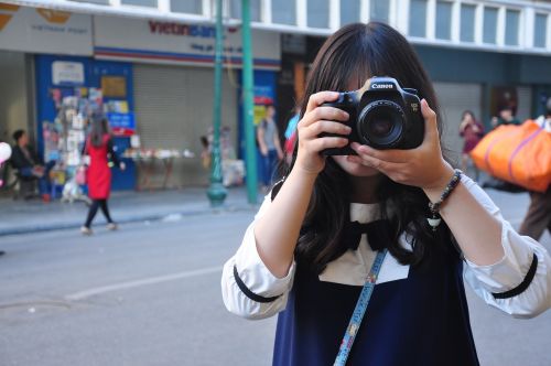 Mergaitė, Fotoaparatas, Vietnamas