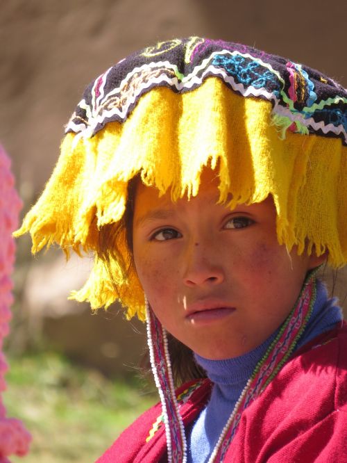 Mergaitė, Kostiumas, Peru