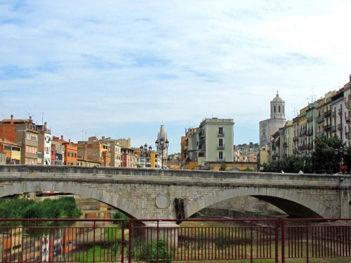 Girona, Ispanija, Kelionė, Tiltas, Architektūra