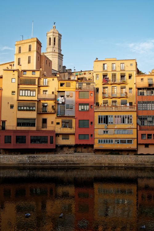 Girona, Katalonija, Ispanija, Architektūra, Miestas, Senamiestis