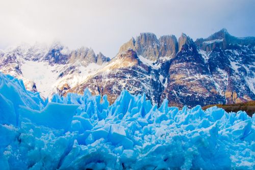 Ledynas, Patagonia, Ledas, Gamta, Torres Del Paine, Čile